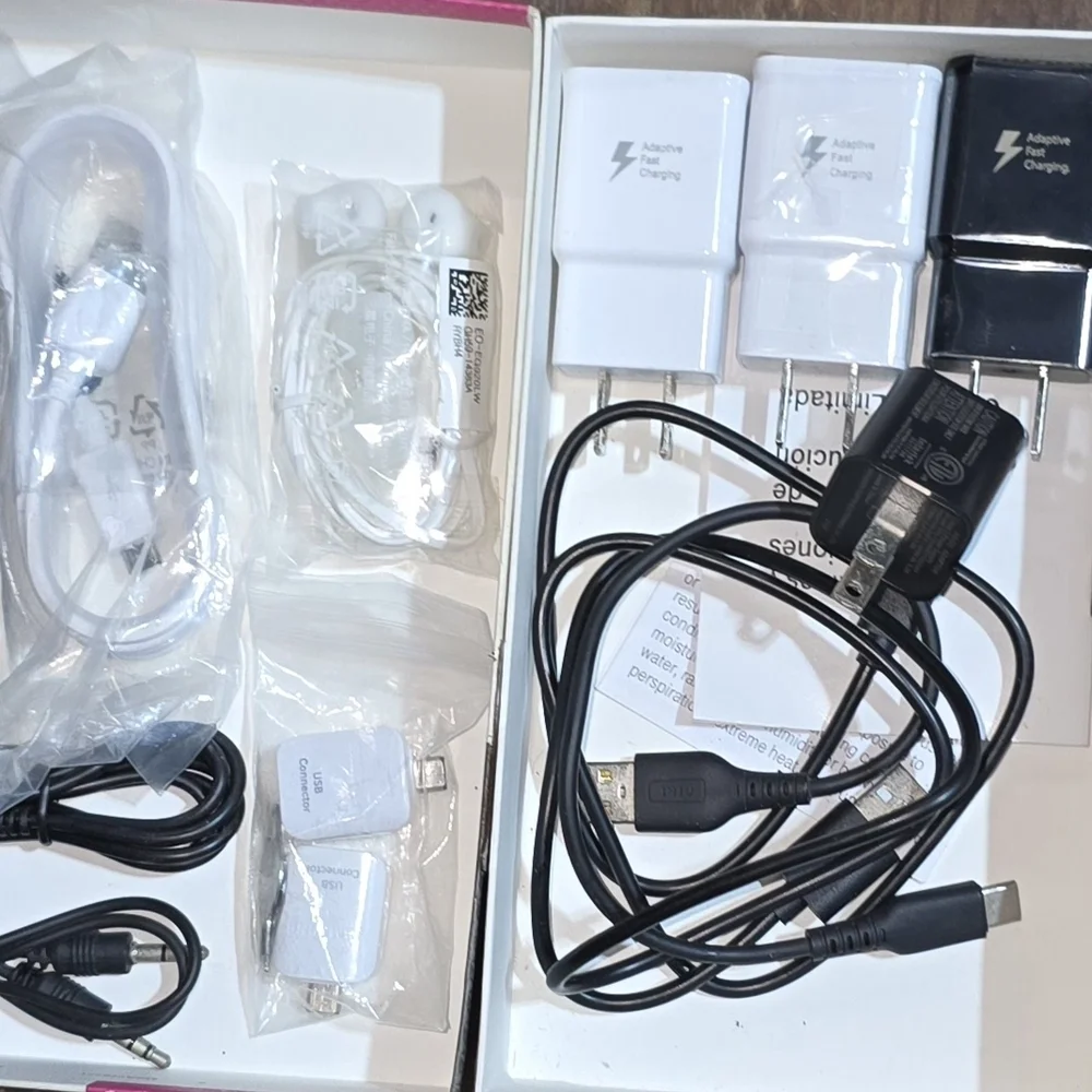 Samsung Brand USB Charging Cable W/Wall Adapters & others
